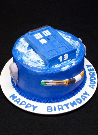 Dr. Who Birthday Cake