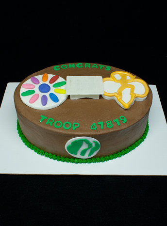 Girl Scout Crossover Cake