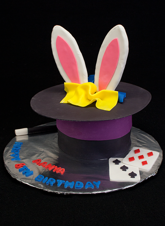 Magic Hat Birthday Cake