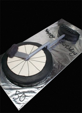 Unicycle Cake