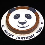 Panda Face Cake