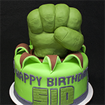 Hulk Fist Cake