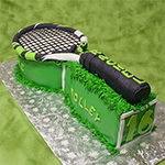 Tennis Racket Cake