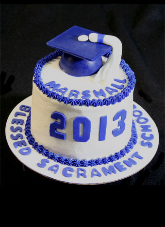 Marshal Graduation Cake