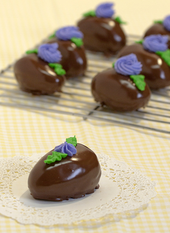 Chocolate Covered Peanut Butter Easter Eggs