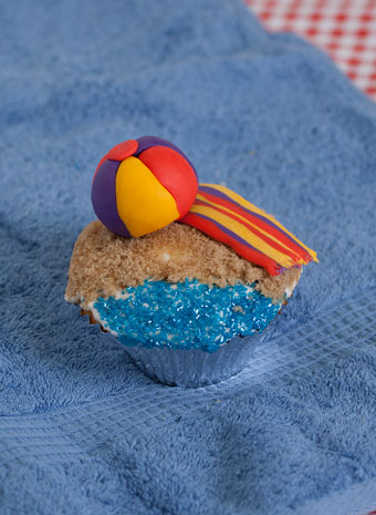 Beach Cupcake