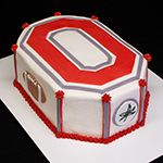 Ohio State Cake