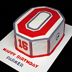 Ohio State Cake