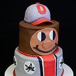 Ohio State Cake