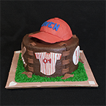 Baseball Hat Birthday Cake