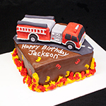 Fire Truck Cake
