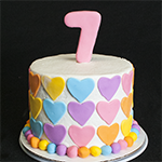 Hearts Cake