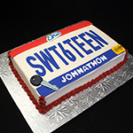 License Plate Cake