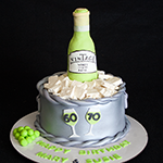 Wine Bottle Cake
