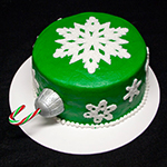 Christmas Ornament Cake