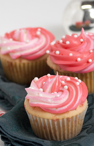 Candy Cane Cupcake
